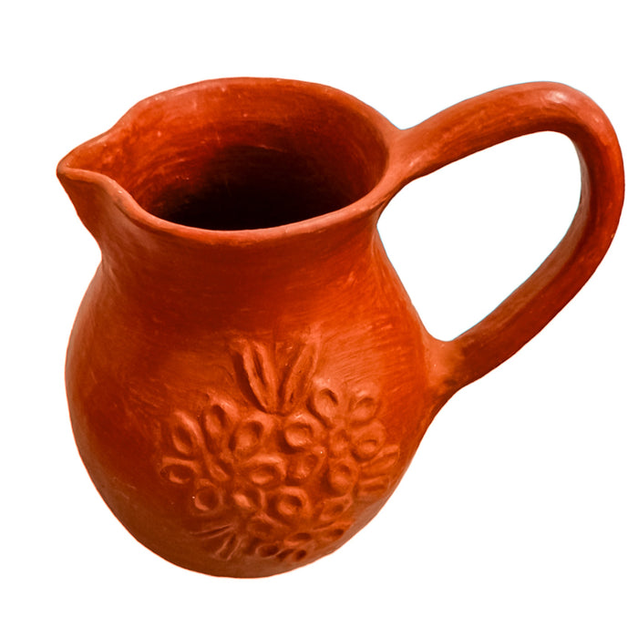 Craft by Order Barro Rojo Red Clay Pitcher handmade in Oaxaca Jug 33 ounces - CEMCUI