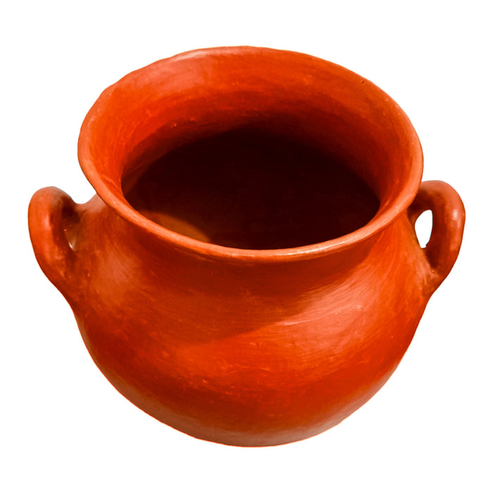 Craft by order Frijolera Olla, Red Clay cooking pot for making Beans, Olla de Barro Rojo, Cafe de Olla - CEMCUI