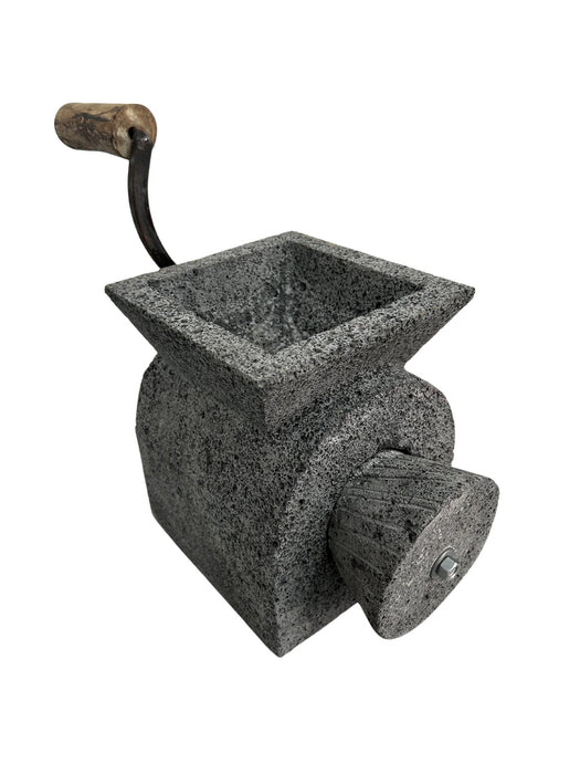 Craft by Order - Handcrafted Volcanic Stone Grain Mill, 9.05" x 7.68 - CEMCUI