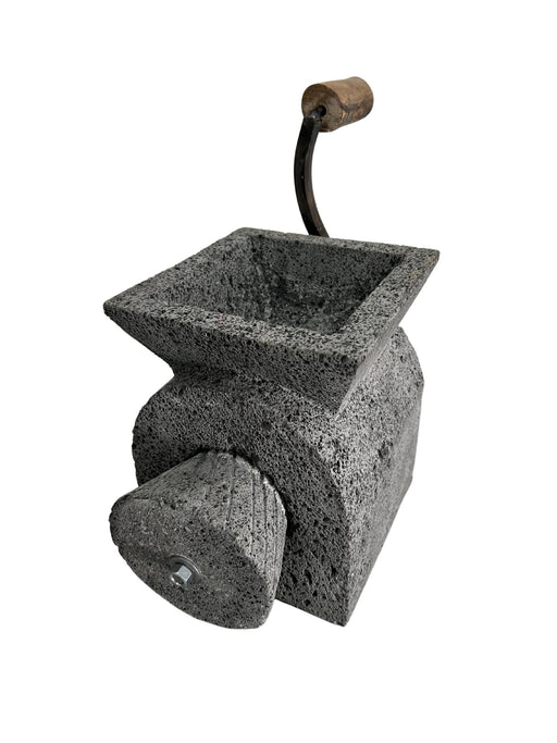 Craft by Order - Handcrafted Volcanic Stone Grain Mill, 9.05" x 7.68 - CEMCUI