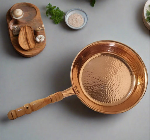 Craft by Order Set of 3 Copper Pan, Sartenes de Cobre, Juego de 3 Sartenes - CEMCUI