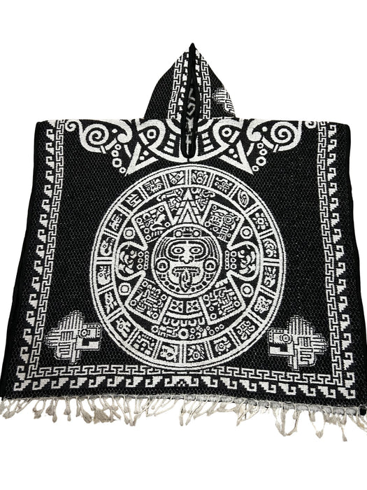 Aztec Warrior Poncho 40x43 Inches (each side) - CEMCUI