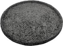 Comal Pizza Stone Volcanic Stone with Edge Border 14.5 inches - CEMCUI