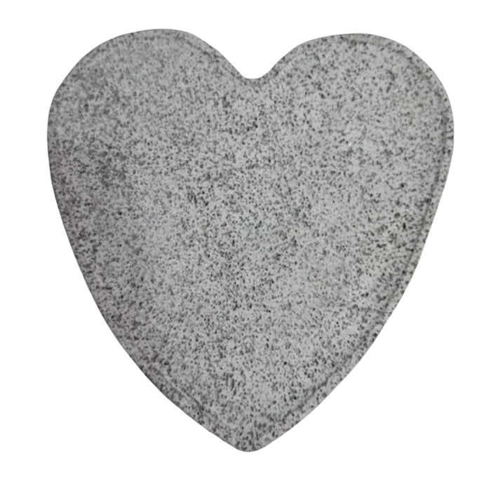 Craft by Order - Heart Shaped Comal of Volcanic Stone 12.5x13.3in - CEMCUI