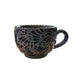 Craft by Order Set of 2 Beautiful Black Talavera Mug and Plate - CEMCUI