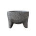 Made by Order Molcajete Traditional Shape 12.2 Inches Volcanic Stone Handmade 1 gallon - CEMCUI