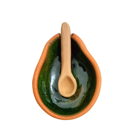 *NEW* Set of 4 Oaxacan Avocado Fiesta Salseros - Authentic High-Temperature Ceramic Clay Salsa Bowls 🥑🎊 - CEMCUI