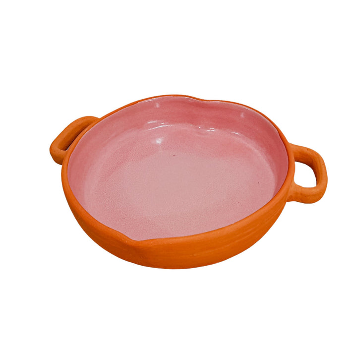 Pink Heart-Shaped Cazuela Set - Perfect Pair for Romantic Meals