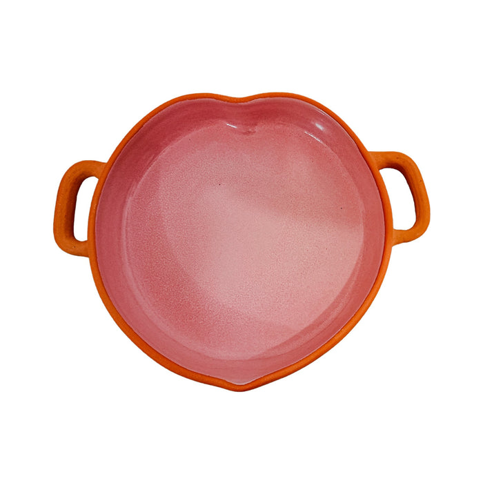 Pink Heart-Shaped Cazuela Set - Perfect Pair for Romantic Meals
