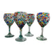 Set of 4 Blown Glass Wine Cup - CEMCUI