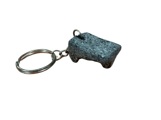 Volcanic Stone Miniature Set: Dual Bowls & Metate Keychains - CEMCUI